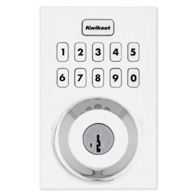 Kwikset Home Connect 620 Smart Lock, Z-Wave 700 Long Range, Contemporary with Deadbolt, Polished Chrome